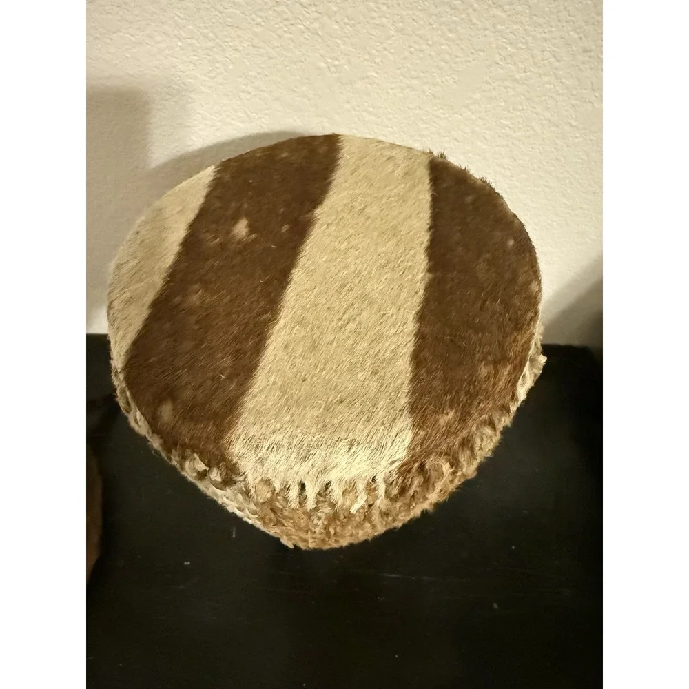 African Bongo Drum Zebra‎ Fur 12